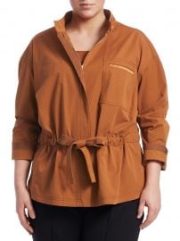 Lafayette 148 New York  Plus Size - Jessa Stretch-Cotton Jacket at Saks Fifth Avenue